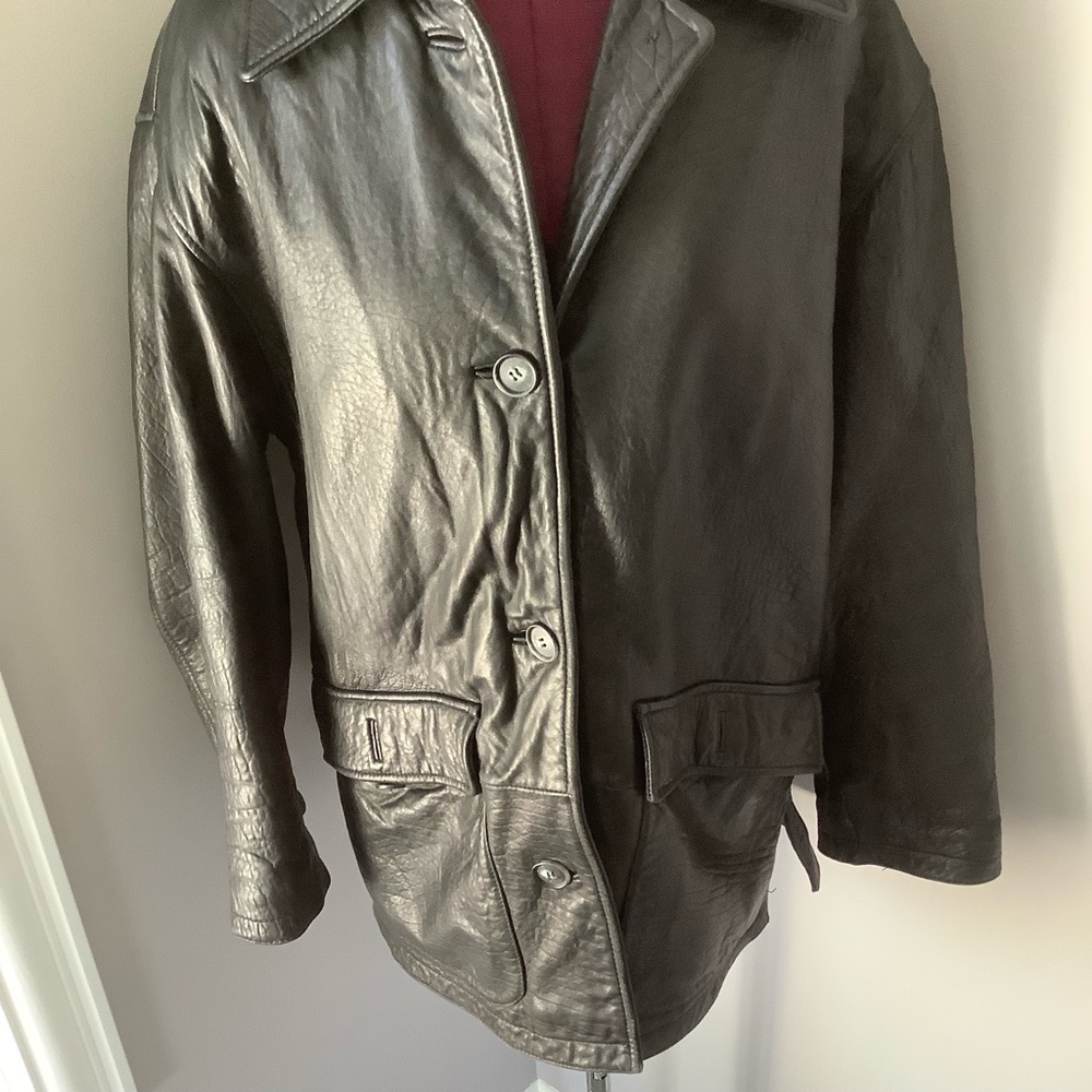 🎉HP🎉 BLUELINE & COMPANY Leather Jacket🧥 - Picture 4 of 8